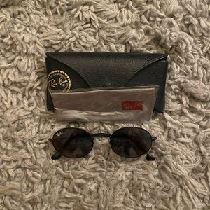 oval frame ray ban